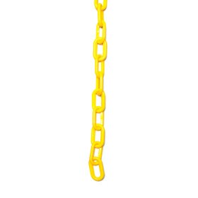 3/4" Yellow Plastic Chain 33' Length