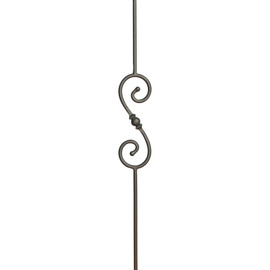 Classic Powder Coated Baluster | Solid | Round | 9/16in Round x 44in H | PCB-2104 Series