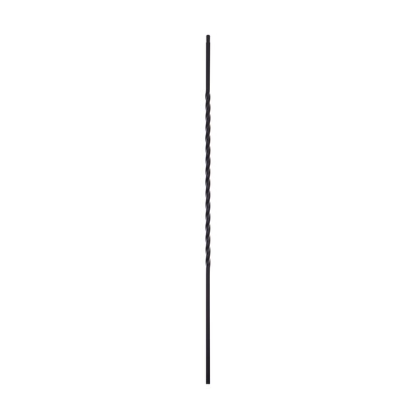 Classic Powder Coated Baluster | Tubular | Twists | 1/2in Sq x 44in H | PCB-238 Series