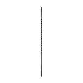 Classic Powder Coated Baluster | Tubular | Twists | 1/2in Sq x 44in H | PCB-238 Series