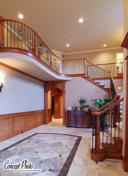 Classic Powder Coated Baluster | Tubular | Twists | 1/2in Sq x 44in H | PCB-238 Series