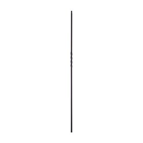 Powder Coated Baluster | Tubular | Twists | 1/2in Sq x 44in H | PCB-239 Series