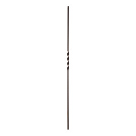 Classic Powder Coated Baluster | Solid | Twists | 1/2in Sq x 44in H | PCB-239 Series