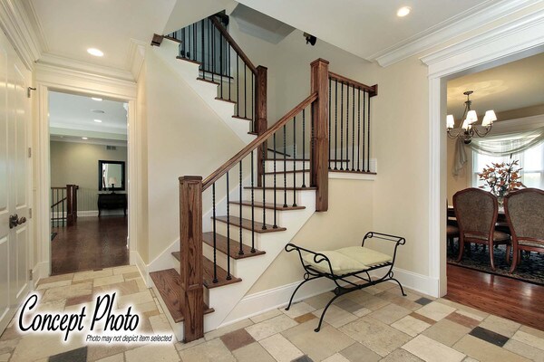 Classic Powder Coated Baluster | Solid | Twists | 1/2in Sq x 44in H | PCB-239 Series