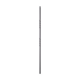Classic Powder Coated Baluster | Tubular | Twists | 1/2in Sq x 44in H | PCB-240 Series