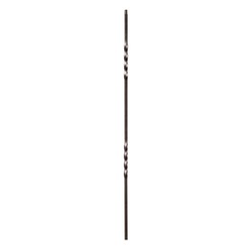 Classic Powder Coated Baluster | Solid | Twists | 1/2in Sq x 44in H | PCB-240 Series