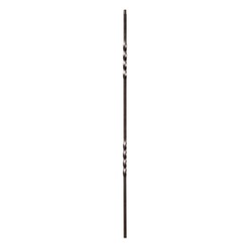 Classic Powder Coated Baluster | Solid | Twists | 1/2in Sq x 44in H | PCB-240 Series