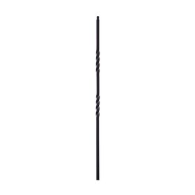 Bold Powder Coated Baluster | Solid | Twists | 3/4in Sq x 44in H | PCB-2240B34 Series