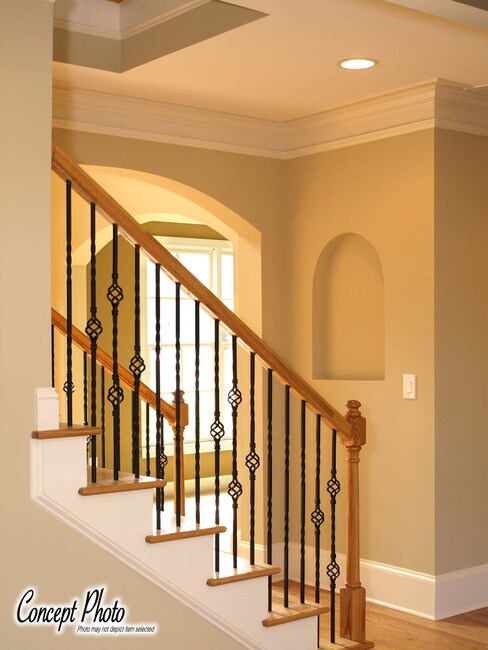 Bold Powder Coated Baluster | Solid | Baskets | 3/4in Sq x 44in H | PCB-241B34 Series