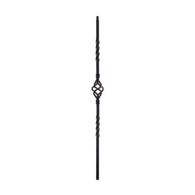 Bold Powder Coated Baluster | Solid | Baskets | 3/4in Sq x 44in H | PCB-241B34 Series