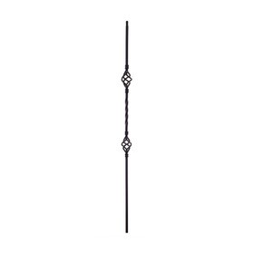 Classic Powder Coated Baluster | Tubular | Baskets | 1/2in Sq x 44in H | PCB-242 Series