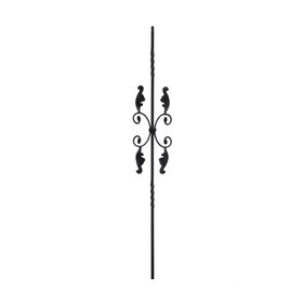 Classic Powder Coated Baluster | Tubular | Scrolls | 1/2in Sq x 44in H | PCB-252 Series