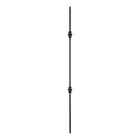 Classic Powder Coated Baluster | Solid | Knuckles | 1/2in Sq x 44in H | PCB-256 Series
