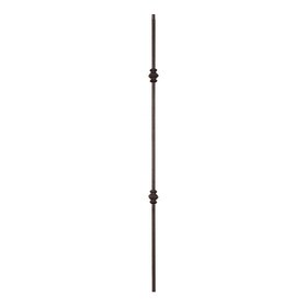 Classic Powder Coated Baluster | Solid | Knuckles | 1/2in Sq x 44in H | PCB-256 Series