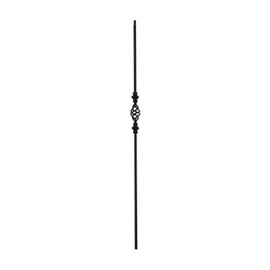 Classic Powder Coated Baluster | Tubular | Knuckles | 1/2in Sq x 44in H | PCB-258 Series