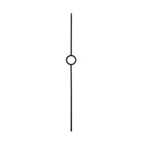 Modern Powder Coated Baluster | Tubular | Rings | 1/2in Sq x 44in H | PCB-260 Series