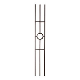 Powder Coated Baluster Satin Black 1/2" Square x 44" High | PCB-262-SB Series