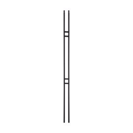 Modern Powder Coated Baluster | Tubular | Rectangles | 1/2in Sq x 44in H | PCB-SM1 Series