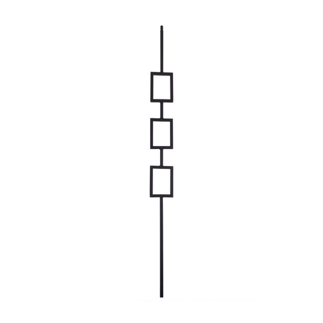Modern Powder Coated Baluster | Tubular | Rectangles | 1/2in Sq x 44in H | PCB-SM5 Series
