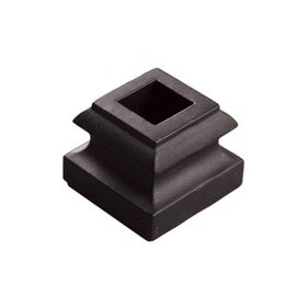 Powder Coated Shoe Satin Black 9/16" Sq Hole