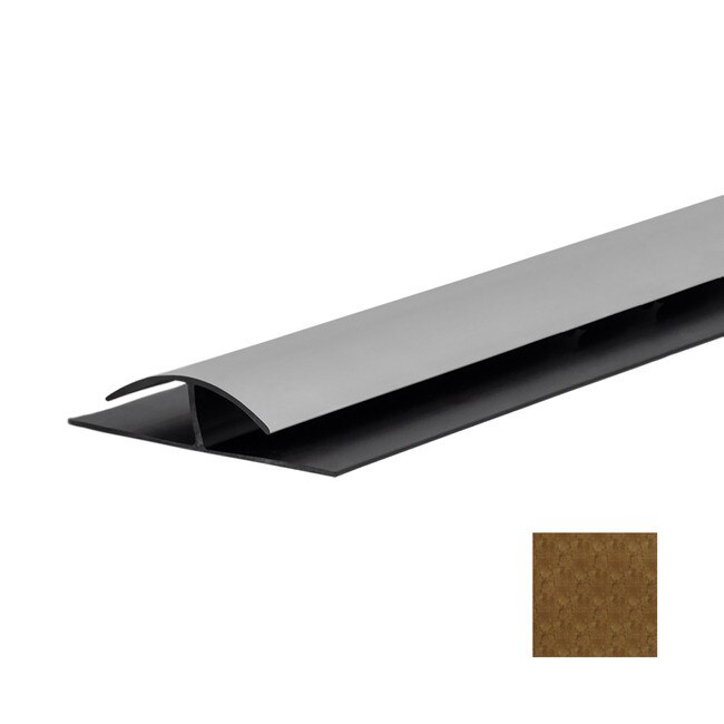 Muted Gold Finish Divider Trim for Flexlam Wall Panels 8' Length