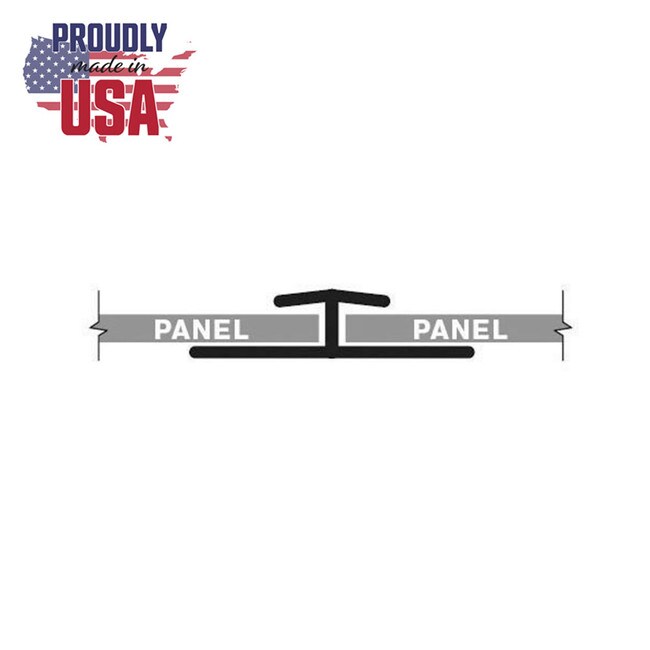 White Finish Divider Trim for Flexlam Wall Panels 8' Length