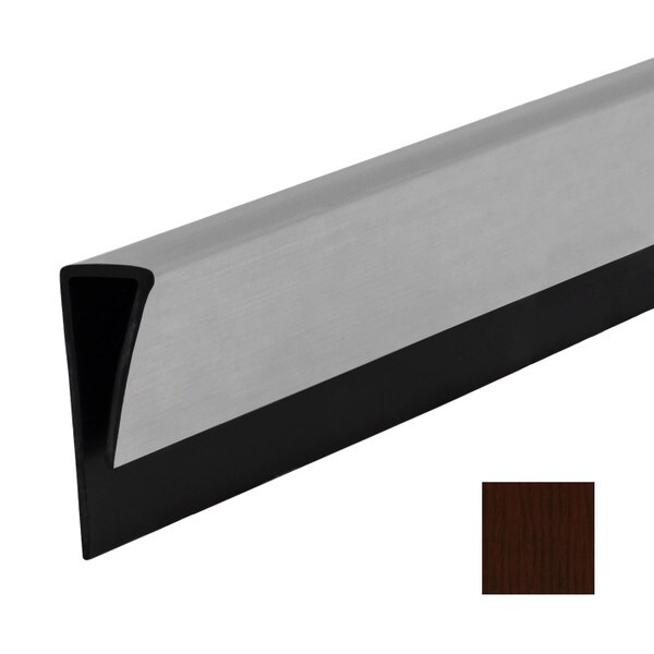 Welsh Cherry Finish J Trim for Flexlam Wall Panels 8' Length