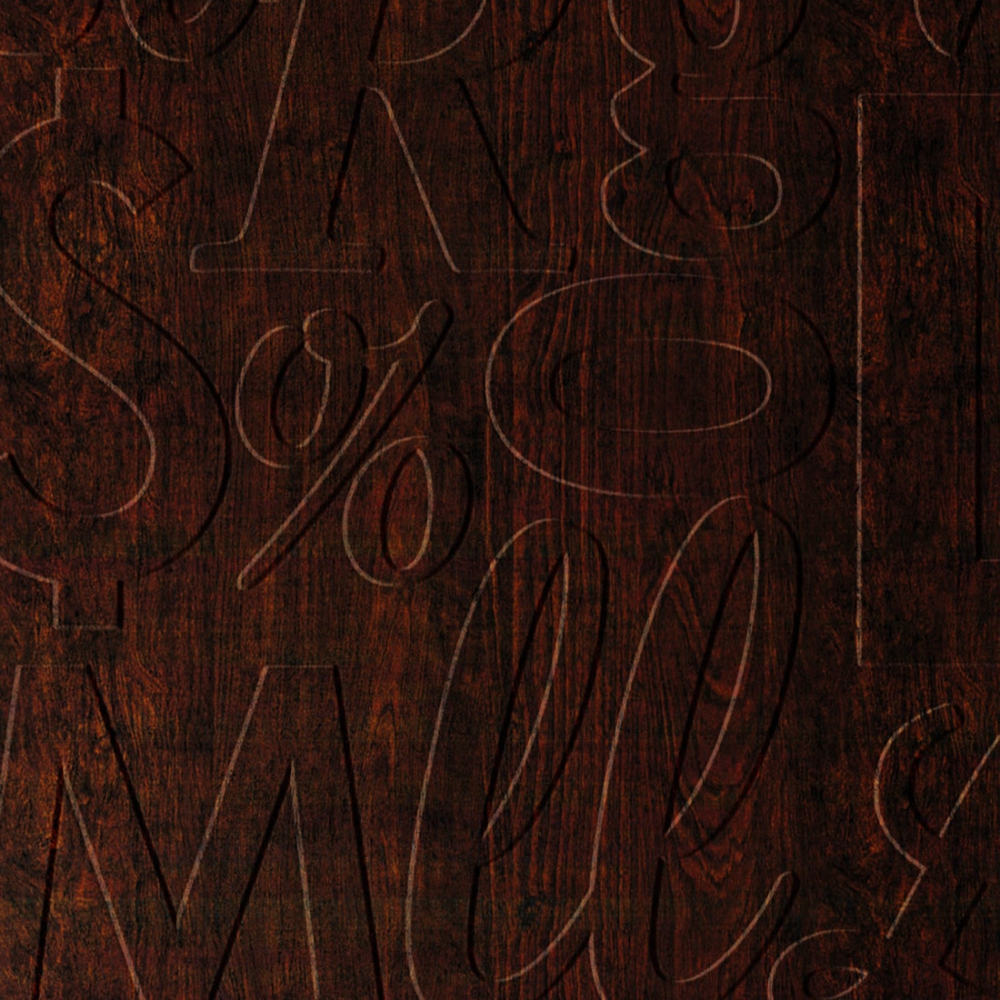 FlexLam 3D Wall Panel | Alphabet Soup Pattern