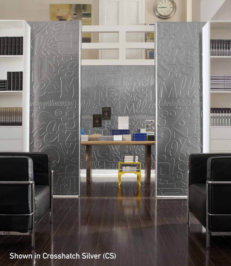 FlexLam 3D Wall Panel | Alphabet Soup Pattern