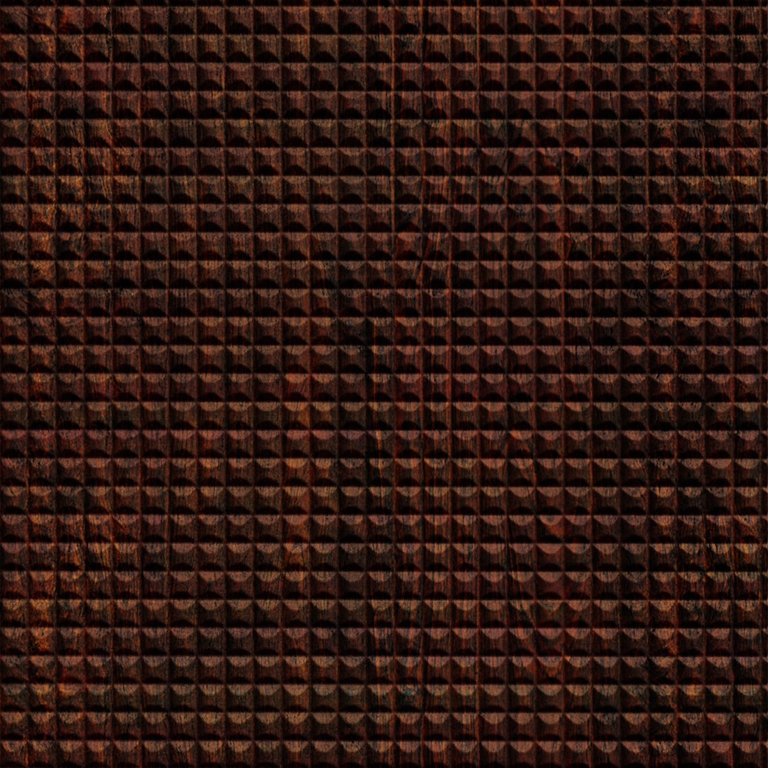 FlexLam 3D Wall Panel | Chocolate Square Pattern