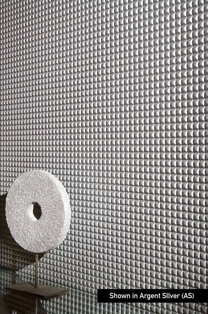 FlexLam 3D Wall Panel | Chocolate Square Pattern