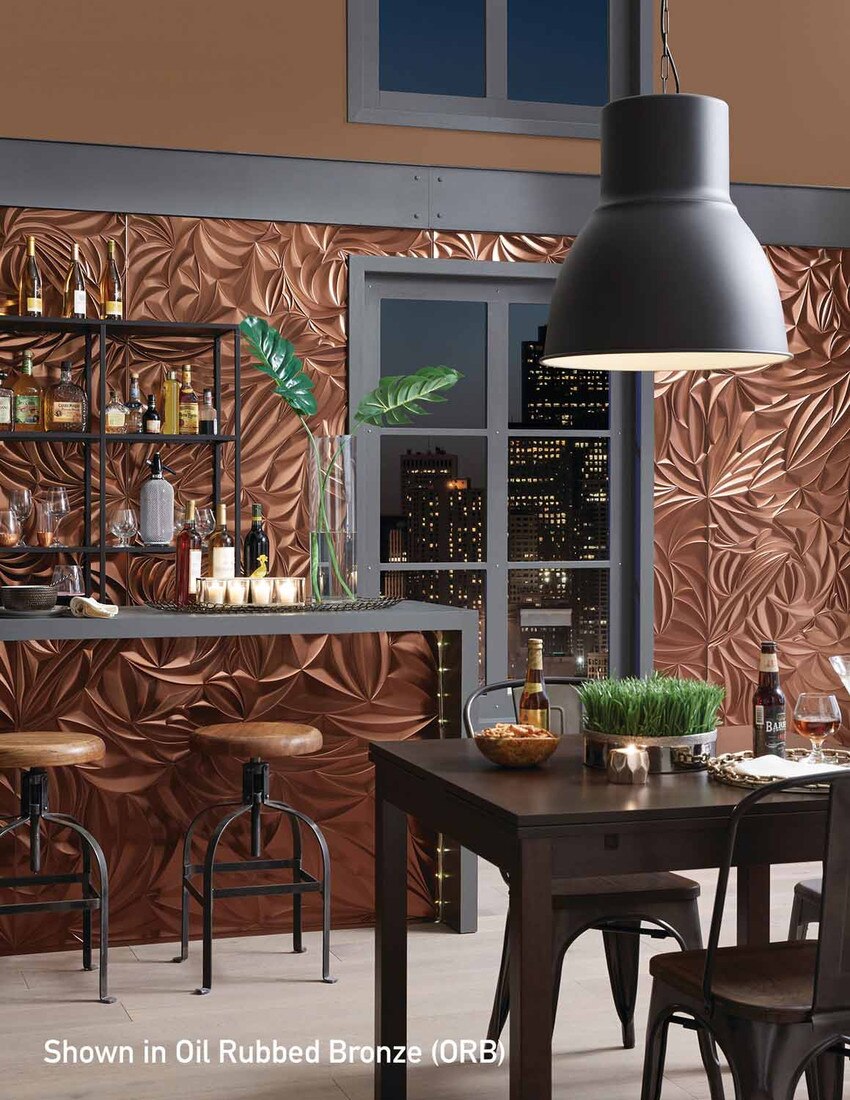 FlexLam 3D Wall Panel | Sculpted Petals Pattern