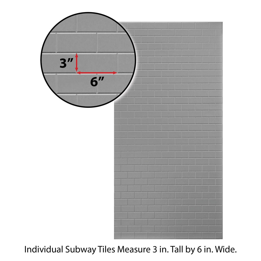 FlexLam 3D Wall Panel | Subway Tile Pattern