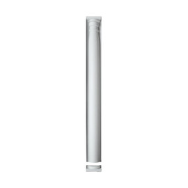 96" High x 10" Wide High Density Polyurethane Half Round Column Pilaster