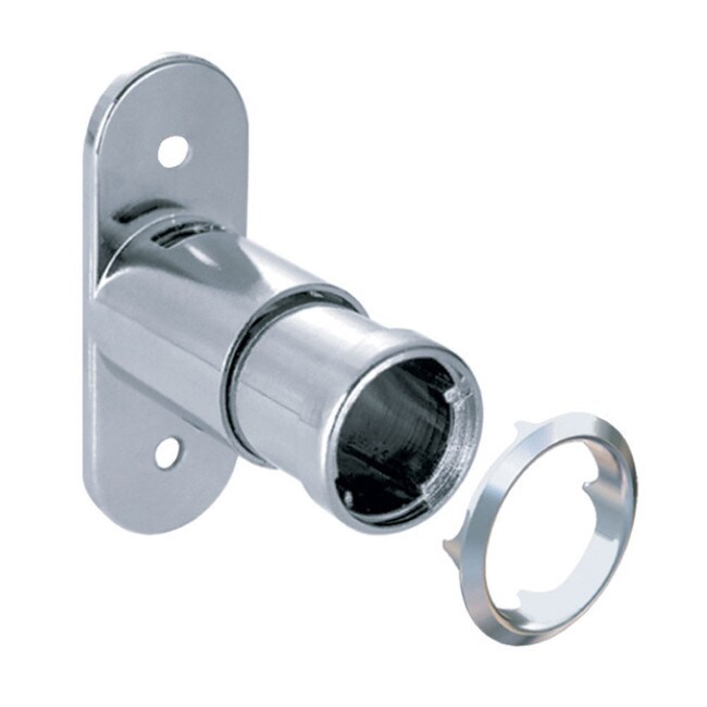 Polished Chrome Push Lock for Wooden Doors