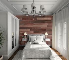 Canyon Red | Urethane Composite | Plank It Wallscapes Wallcovering