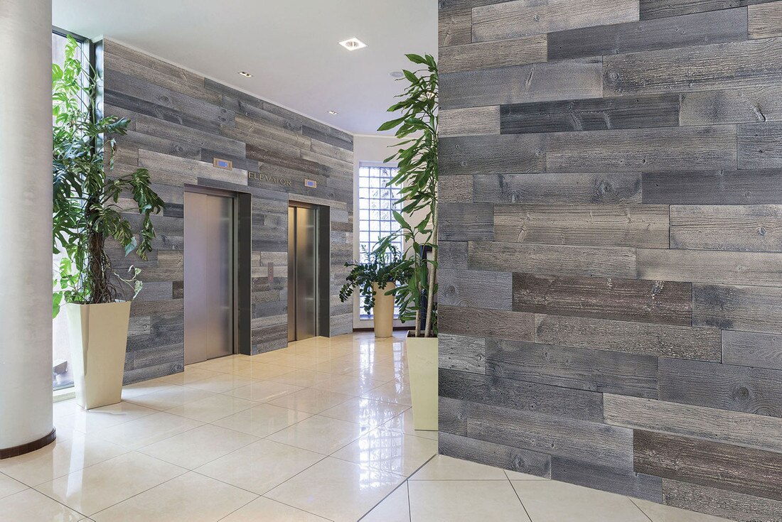 Storm Grey | Urethane Composite | Plank It Wallscapes Wallcovering