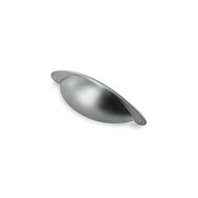Matte Chrome Cup Pull 4 15/16" Overall 3"Cc