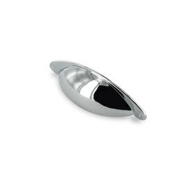 Polished Chrome Cup Pull 4 15/16" Overall 3"Cc