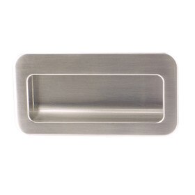 Polished Chrome Recessed Pull 4 5/16" Overall 3 3/4" Cc