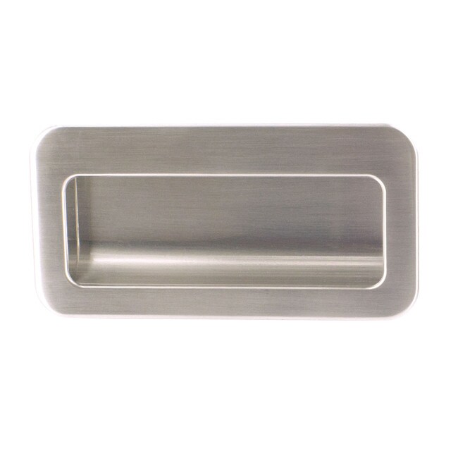 Polished Chrome Recessed Pull 4 5/16" Overall 3 3/4" Cc