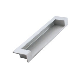 Satin Finish Recessed Pull 5 7/8" Overall 5" Cc