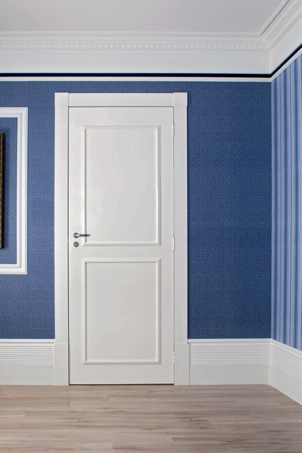 Trim Fast | White High Impact Polymer | Panel Frame with Adhesive Back | Outside Dimensions 23-5/8in x 27-9/16in x 9/16in