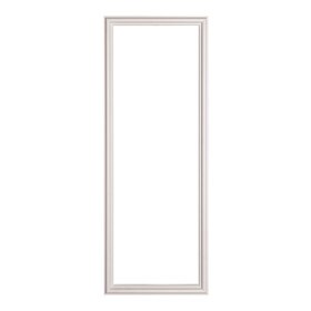 Trim Fast | White High Impact Polymer | Panel Frame with Adhesive Back | Outside Dimensions 11-13/16in x 31-1/2in x 9/16in