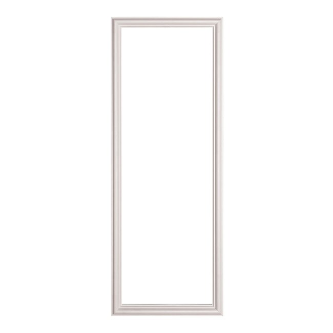 Trim Fast | White High Impact Polymer | Panel Frame with Adhesive Back | Outside Dimensions 11-13/16in x 31-1/2in x 9/16in