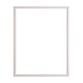 Trim Fast | White High Impact Polymer | Panel Frame with Adhesive Back | Outside Dimensions 23-5/8in x 27-9/16in x 9/16in