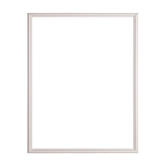 Trim Fast | White High Impact Polymer | Panel Frame with Adhesive Back | Outside Dimensions 23-5/8in x 27-9/16in x 9/16in