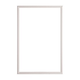 Trim Fast | White High Impact Polymer | Panel Frame with Adhesive Back | Outside Dimensions 23-5/8in x 35-7/16in x 9/16in