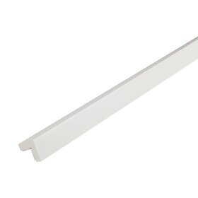 White 3/4" X 3/4" Styrene Angle With Adhesive On Both Sides 8FT