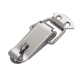 1/2" High x 1-1/4" Wide x 3-1/8" Long Polished Stainless Steel Drawer Latch without Pad Lock Hole